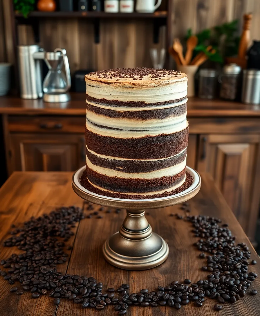 18 Vintage-Inspired Naked Wedding Cakes That Are Pure Magic (Check Out #10!) - 3. Chocolate Espresso Delight